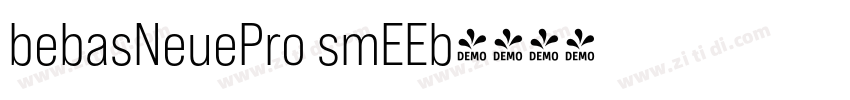 bebasNeuePro smEEb字体转换